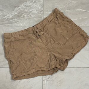 GAP Khaki Drawstring Casual Shorts Women’s Summer Lounge